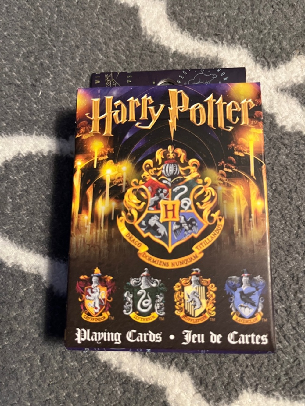 Warner Bros. Harry Potter Playing Cards - Black, Gold, Purple